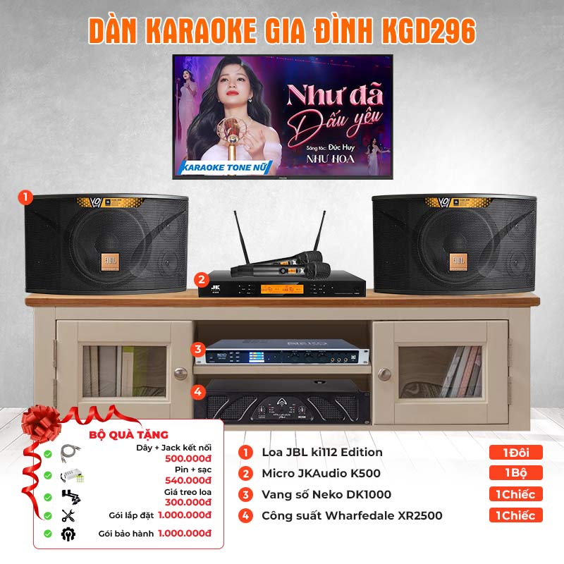 Dàn karaoke gia đình KGD296