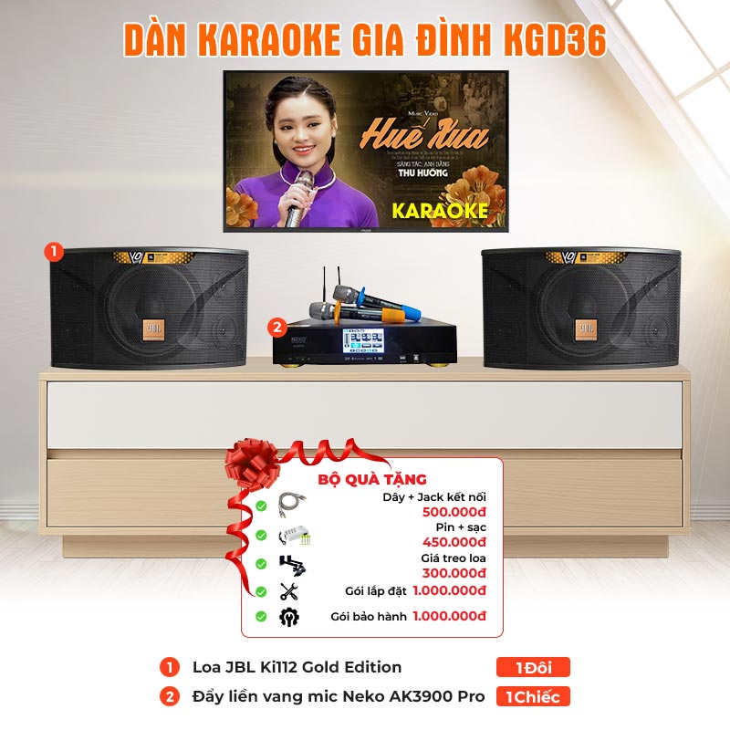 Dàn karaoke gia đình KGD36