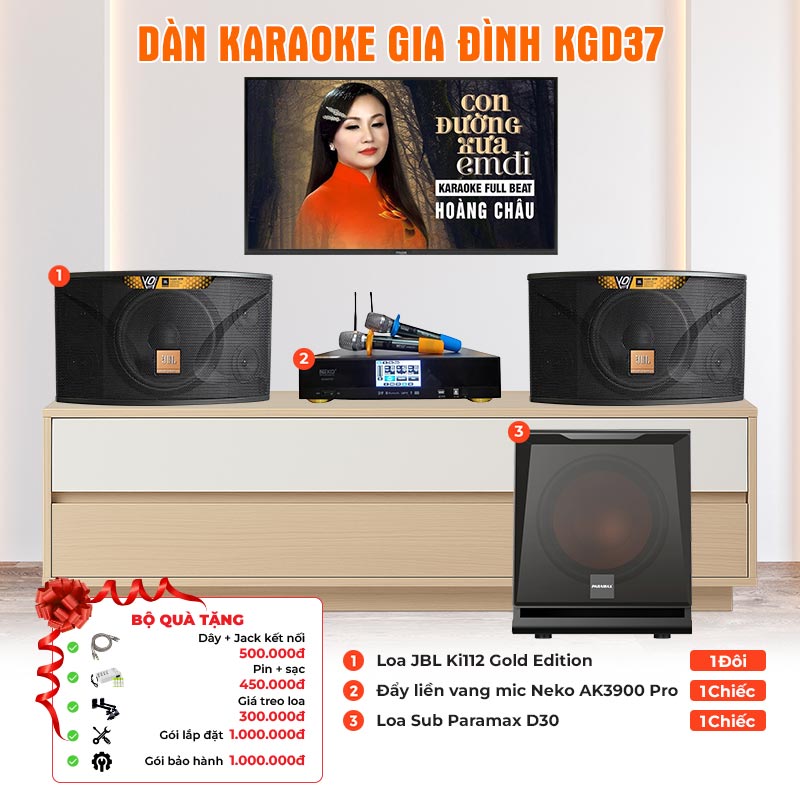 Dàn karaoke gia đình KGD37