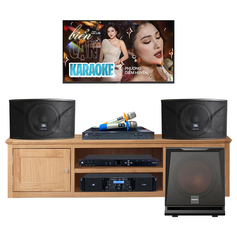 Dàn karaoke gia đình KGD42 (JBL Ki110, JKAudio H2600, X6000 Plus, B5 Plus, Paramax D30)