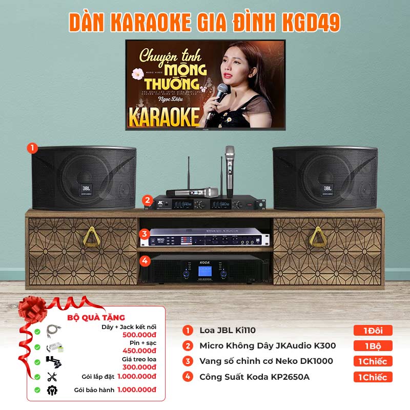 Dàn karaoke gia đình KGD49