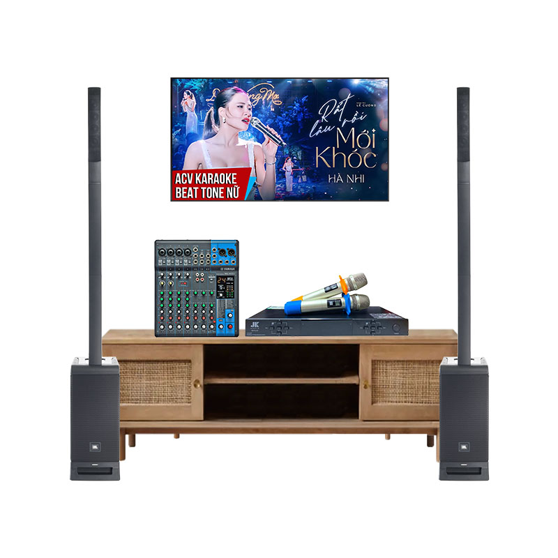 Dàn karaoke gia đình KGD63 (JBL IRX ONE, Yamaha MG10XU, JKAudio B5 Plus)