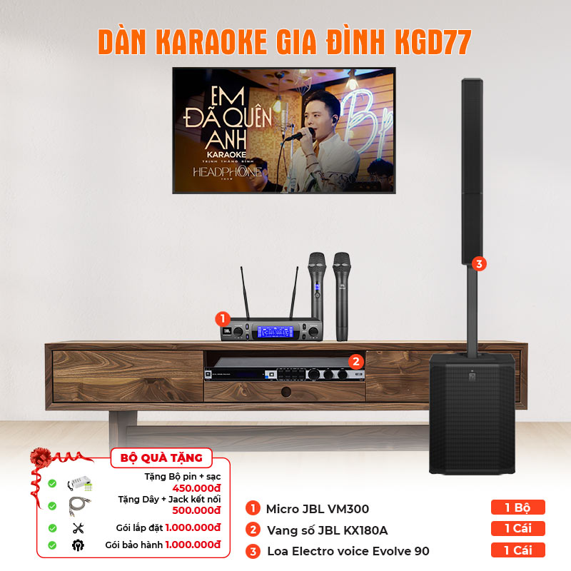 Dàn karaoke gia đình KGD77