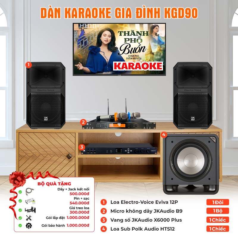 Dàn karaoke gia đình KGD90