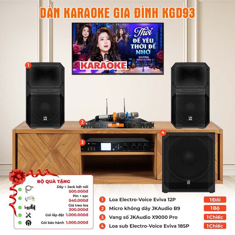 Dàn karaoke gia đình KGD93 