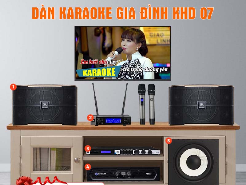Dàn karaoke gia đình KHD 07
