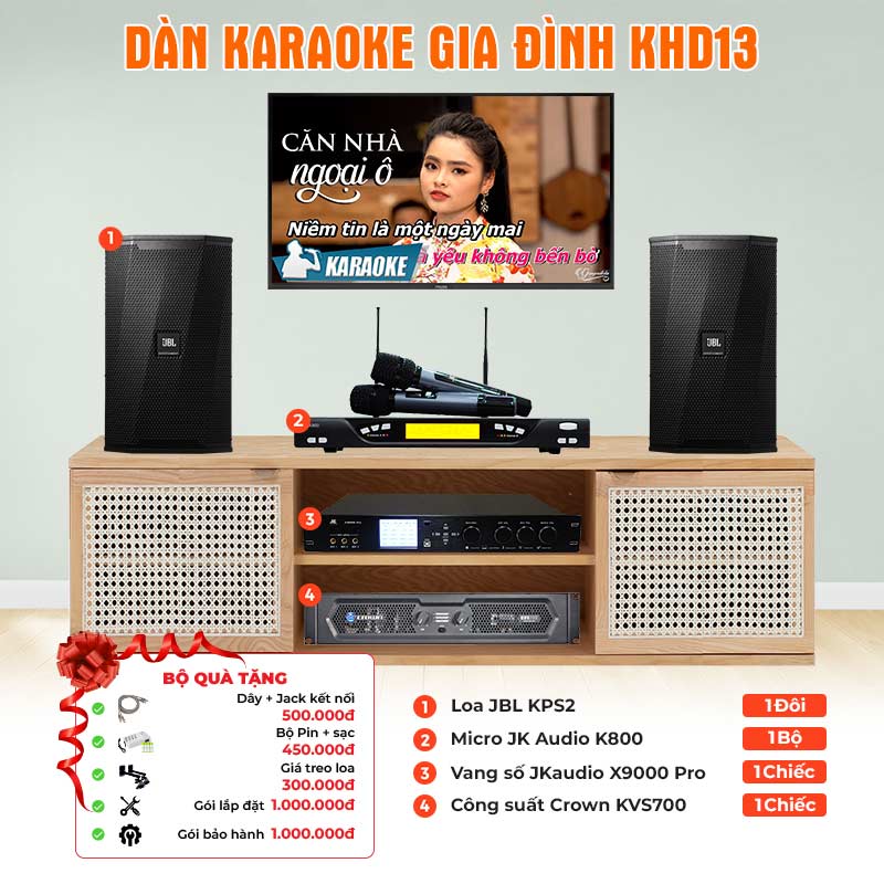 Dàn karaoke gia đình KHD13