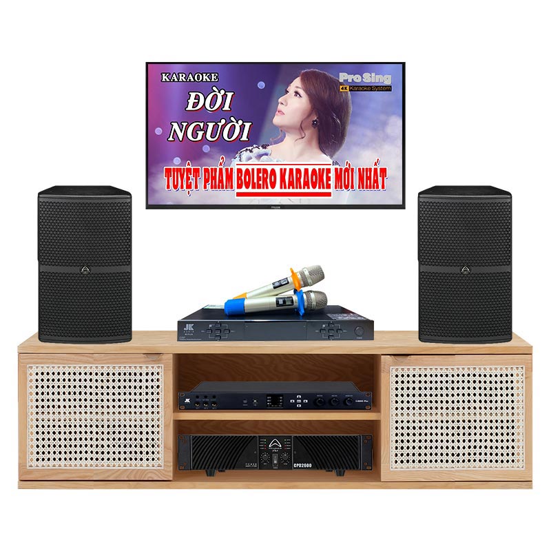 Dàn karaoke gia đình KHD25 (Wharfedale WH12, CPD2600, JKaudio X6000 Plus, B5 Plus)