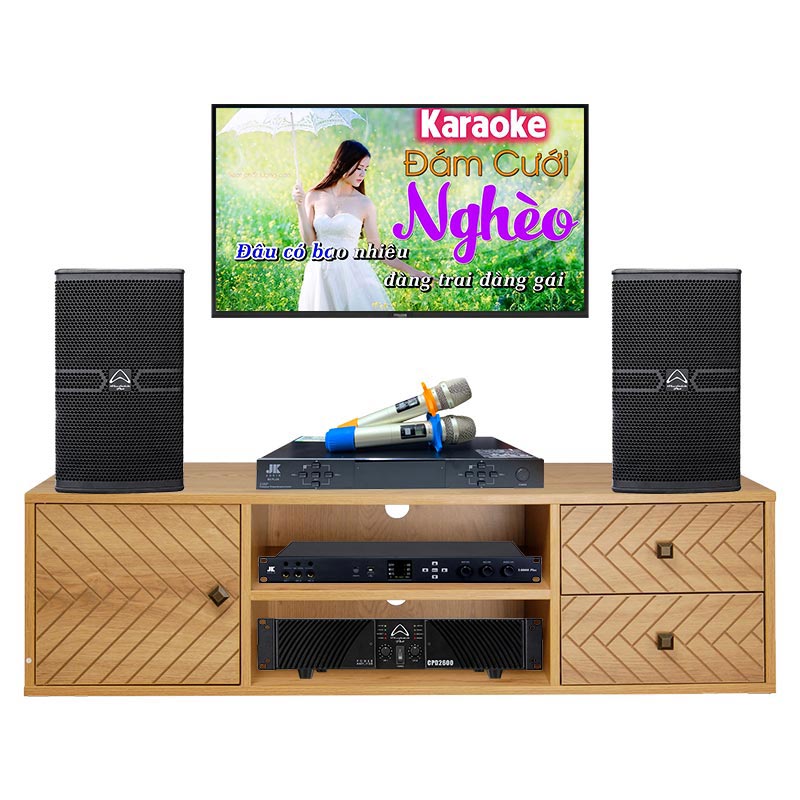 Dàn karaoke gia đình KHD28 (Wharfedale Anglo X12A, CPD2600, JKaudio X6000 Plus, B5 Plus)