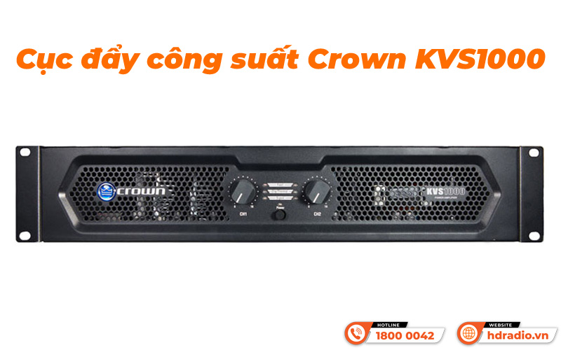 Cục đẩy công suất Crown KVS1000
