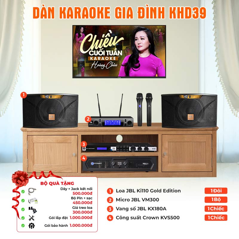 Dàn karaoke gia đình KHD39