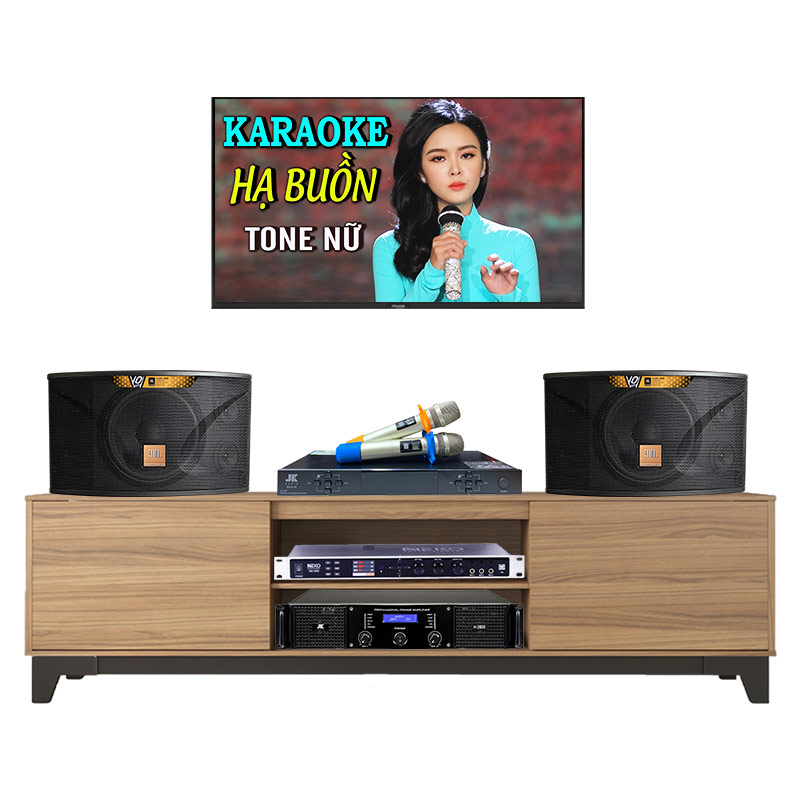 Dàn karaoke gia đình KHD41 (JBL Ki110 Gold Edition, Neko DK1000, JKaudio H2600, B5 Plus)