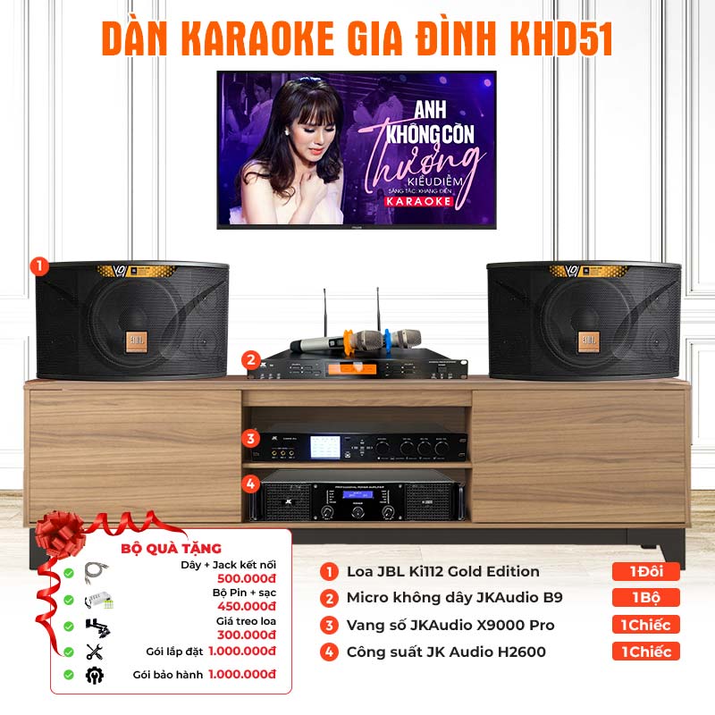 Dàn karaoke gia đình KHD51