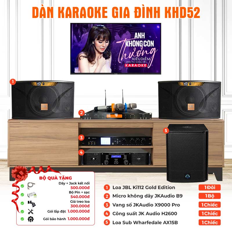 Dàn karaoke gia đình KHD52