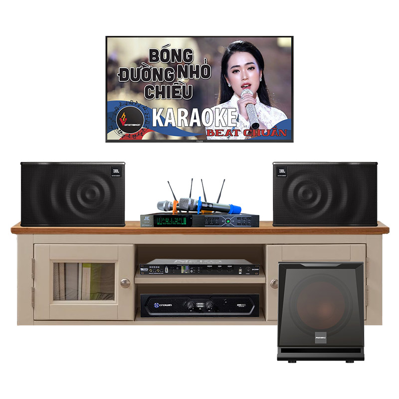 Dàn Karaoke Gia Đình KHD06 (JBL MK10, Crown KVS300, Neko DK2000, JKAudio B3 Plus, Paramax  D30)