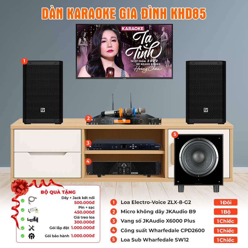 Dàn karaoke gia đình KHD85