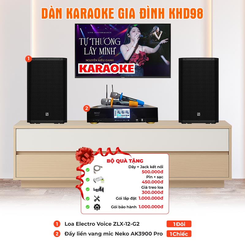 Dàn karaoke gia đình KHD98