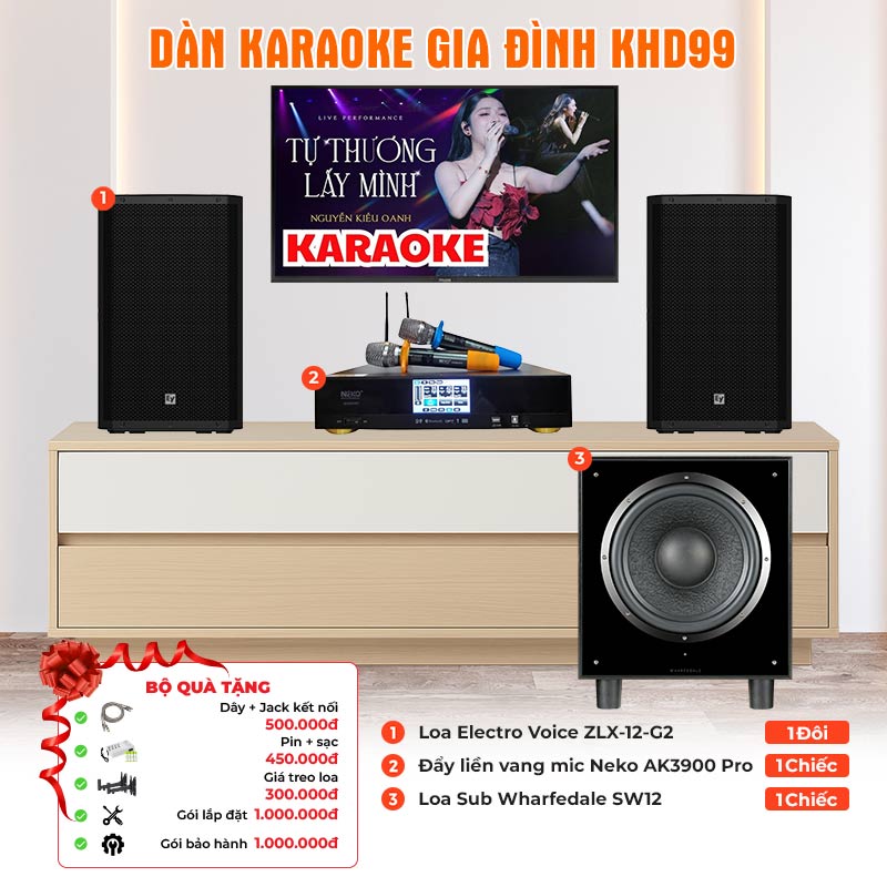 Dàn karaoke gia đình KHD99