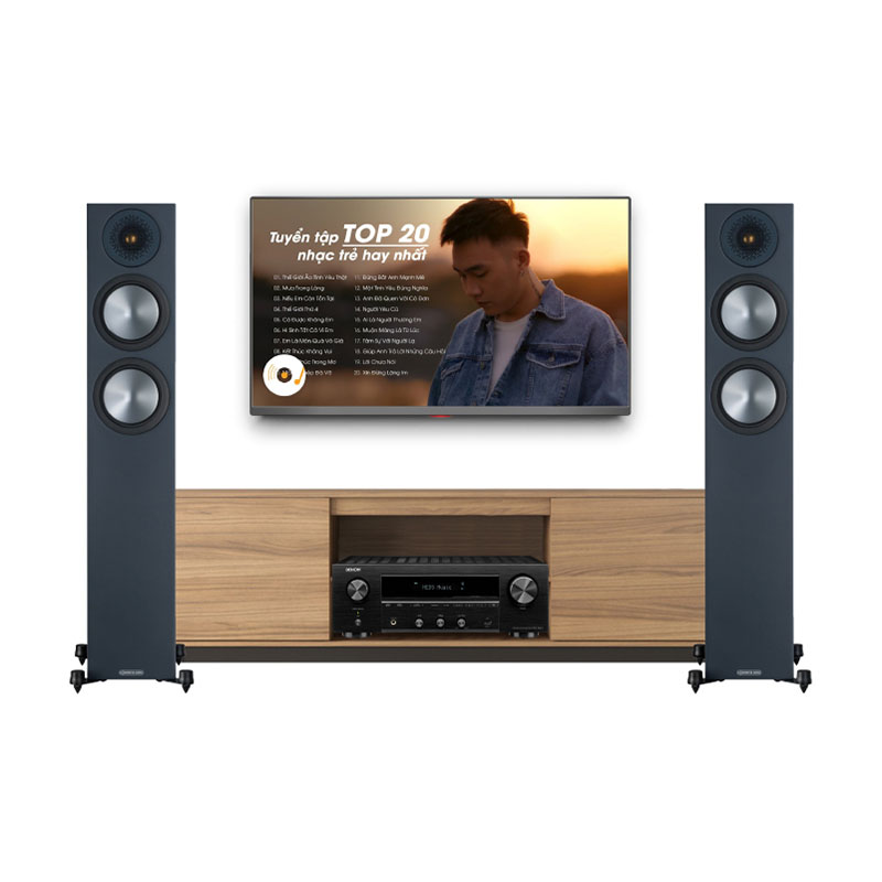 Dàn Nghe Nhạc GT16 (Monitor Audio Bronze 200, Denon DRA-800H)