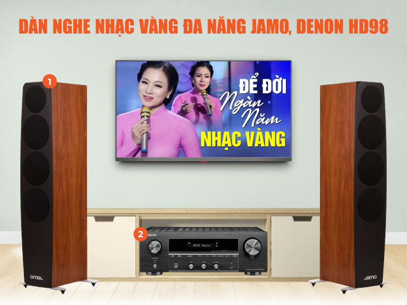 Dàn nghe nhạc vàng đa năng Jamo, Denon HD98