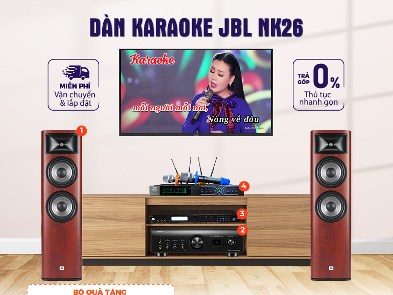 Dàn nghe nhạc và Hát karaoke Klipsch NK26 Dàn nghe nhạc và Hát karaoke Klipsch NK26
