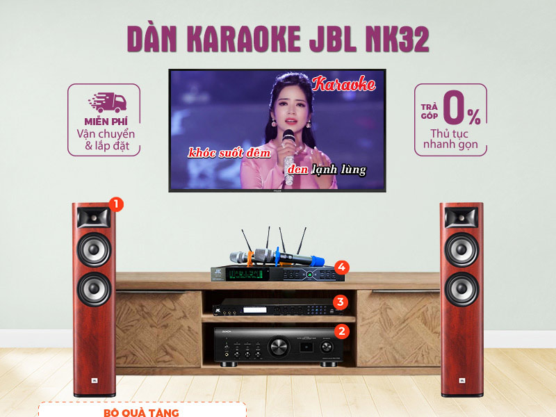 Dan nghe nhac va hat karaoke JBL NK32