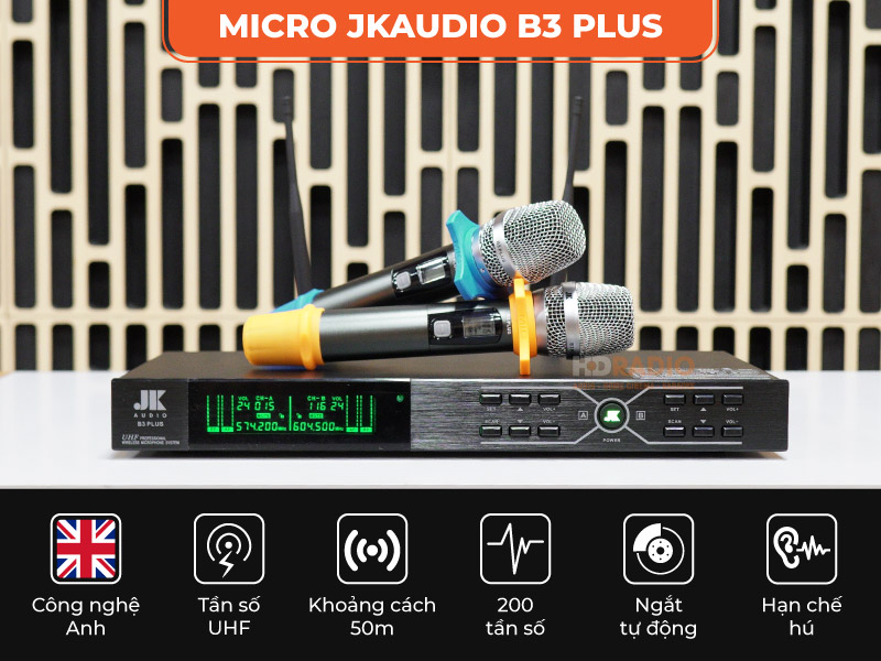 Micro không dây JKaudio B3 Plus