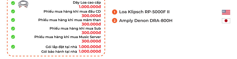Dan nghe nhac Klipsch, Denon NN50