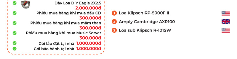 Dan nghe nhac Klipsch, Cambridge NN56