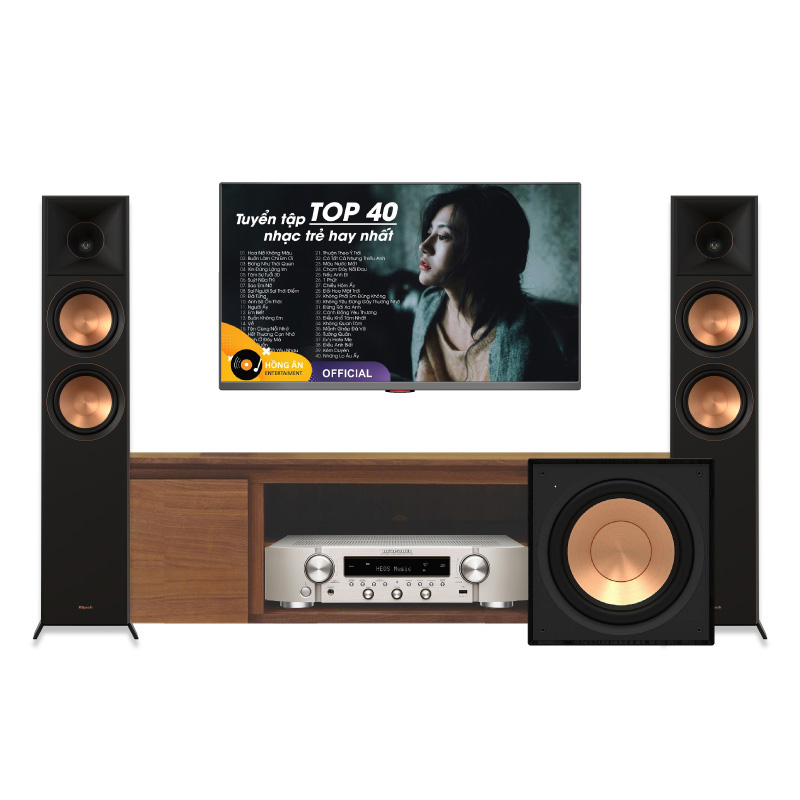 Dàn nghe nhạc Klipsch, Marantz NN57 (Klipsch RP5000F II, Marantz NR1200, Sub Klipsch R101SW)