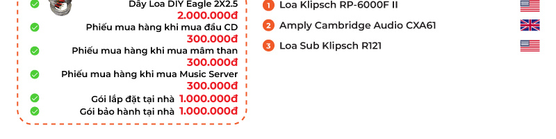 Dan nghe nhac Klipsch NN58