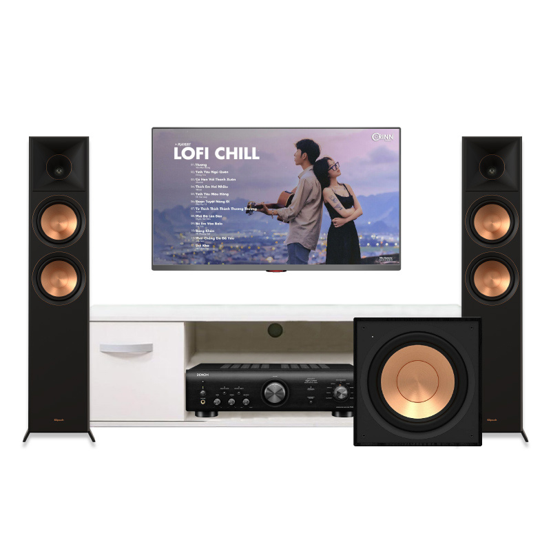 Dàn nghe nhạc Klipsch, Denon NN61 ( Klipsch RP6000F II, Denon PMA900HNE, Sub Klipsch R121 )