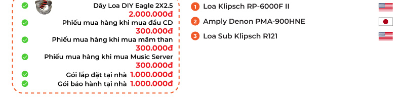 Dan nghe nhac Klipsch, Denon NN61
