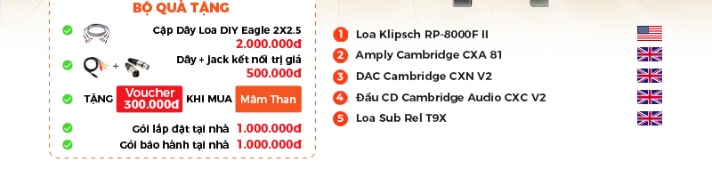 Dan nghe nhac Klipsch, Cambridge NN69