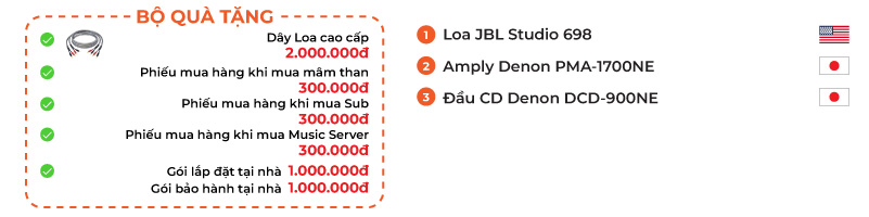 Dan nghe nhac co dau CD Denon, JBL NN81