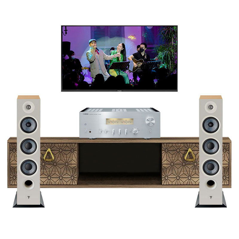 Dàn nghe nhạc Focal, Yamaha NN85 (Focal Chora 826, Yamaha A-S1200)