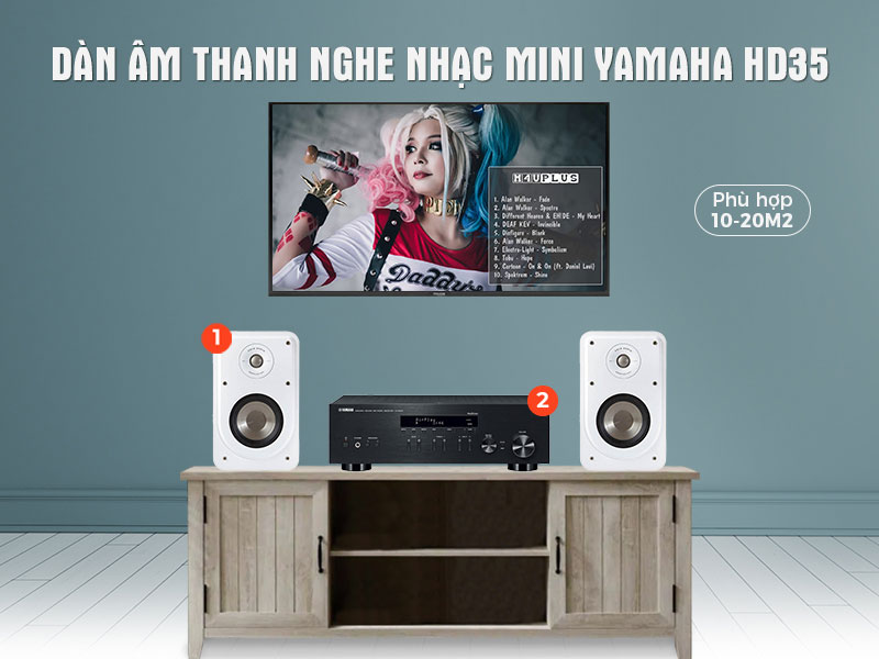 dàn nghe nhạc HD35