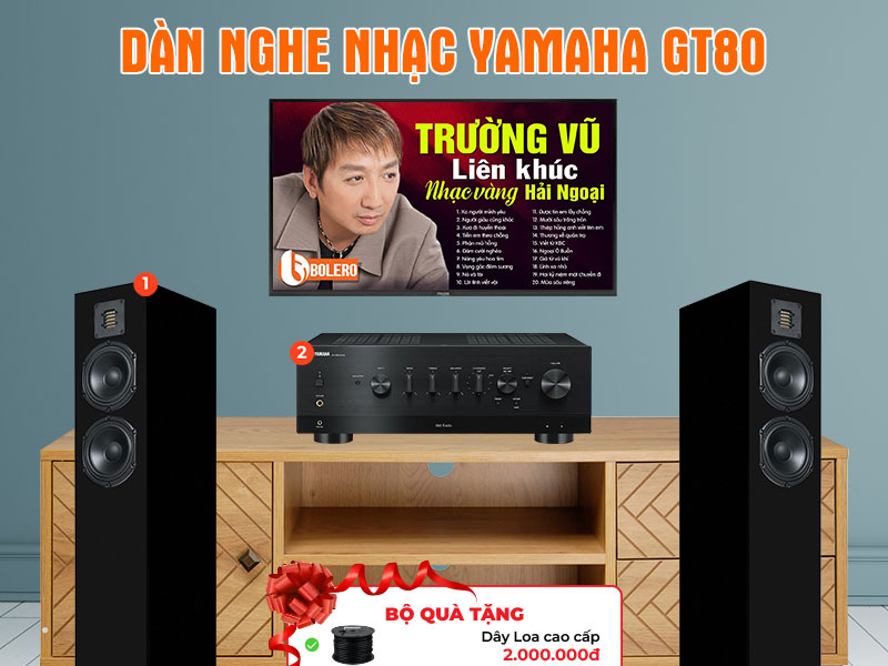 Dàn nghe nhạc Yamaha GT80