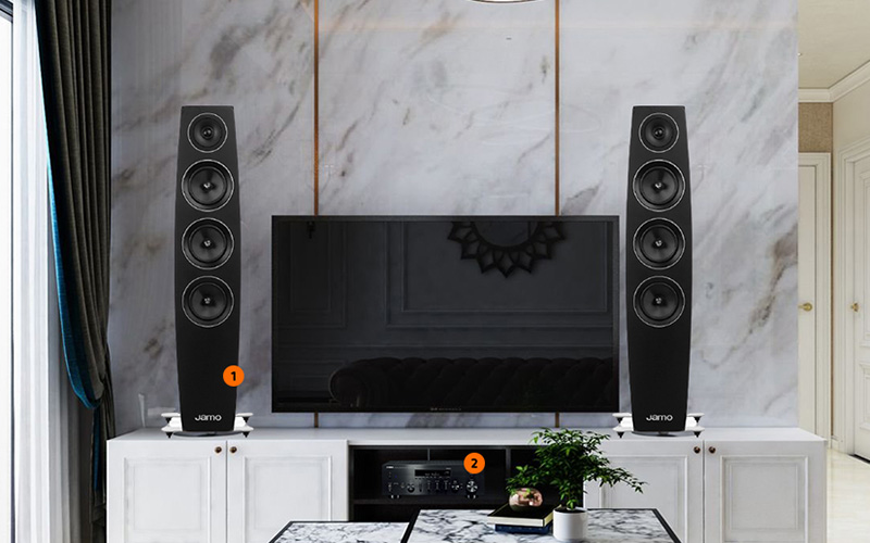 Dàn nghe nhạc vàng cao cấp Jamo, Yamaha HD03 Dàn nghe nhạc vàng cao cấp Jamo, Yamaha HD03