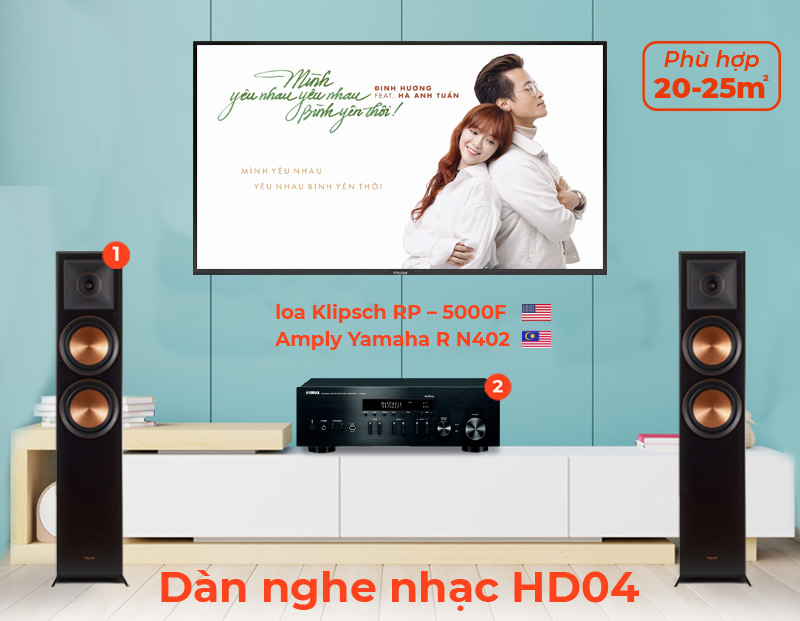 Dàn âm thanh nghe nhạc cao cấp hd04