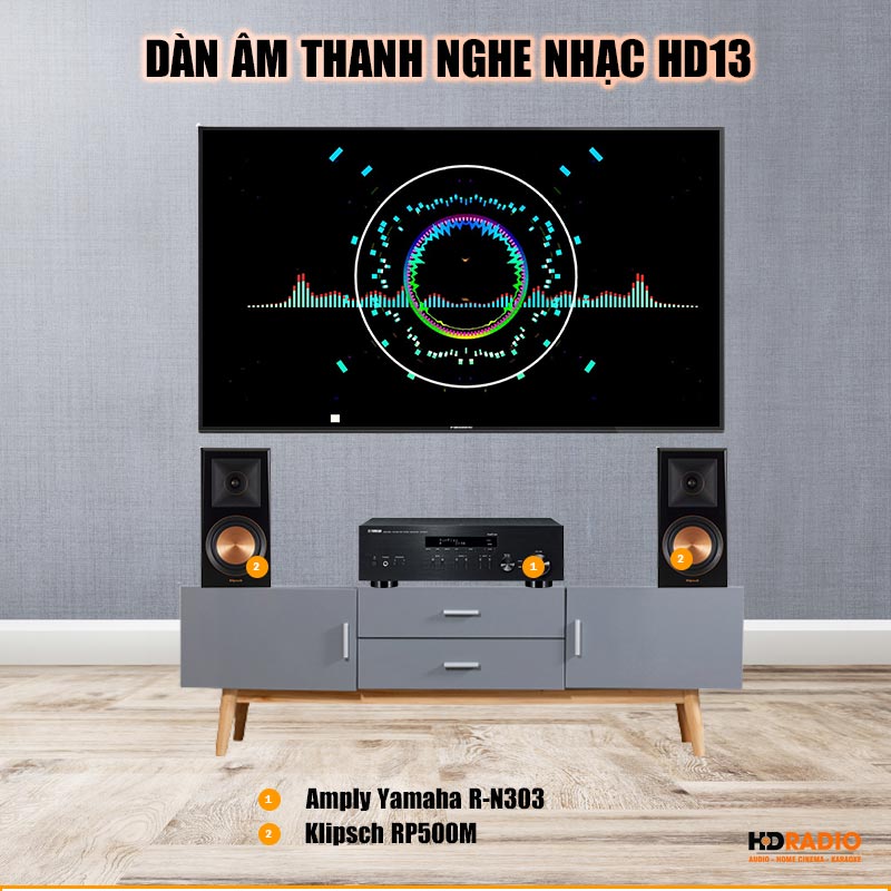 dàn nghe nhạc HD13