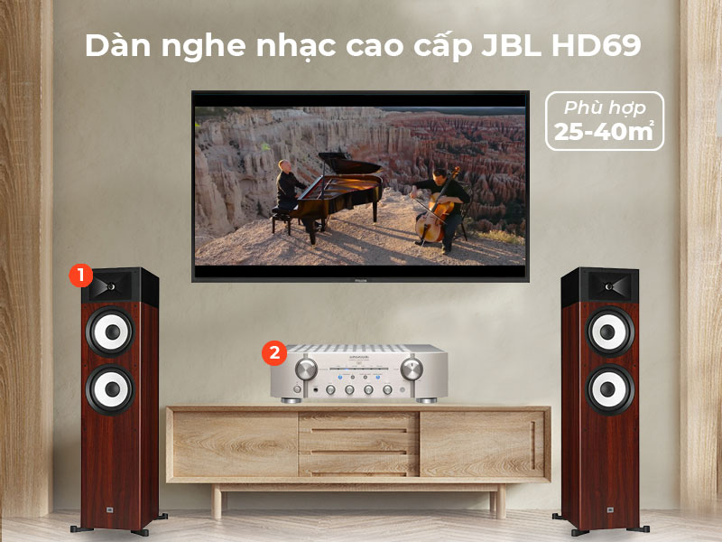 dàn nghe nhạc HD69