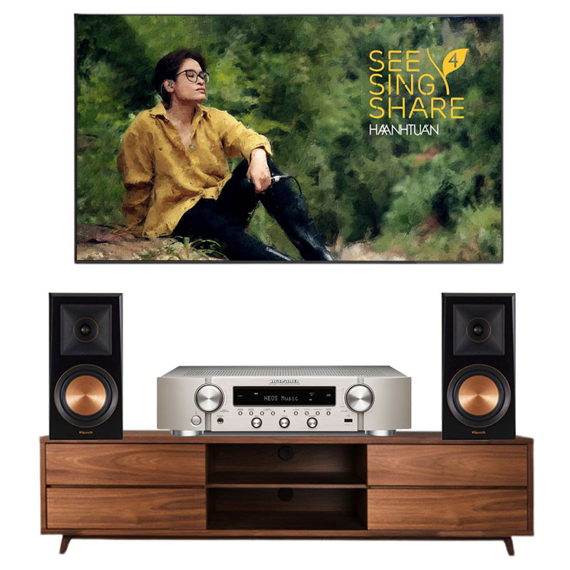 Dàn âm thanh nghe nhạc mini cao cấp Marantz HD75 (Klipsch RP600M + Marantz NR1200)