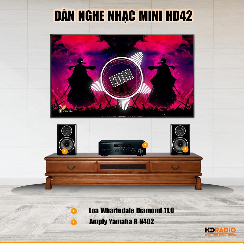 HDRADIO bán Dàn nghe nhạc Mini HD42 giá tốt nhất HDRADIO bán Dàn nghe nhạc Mini HD42 giá tốt nhất