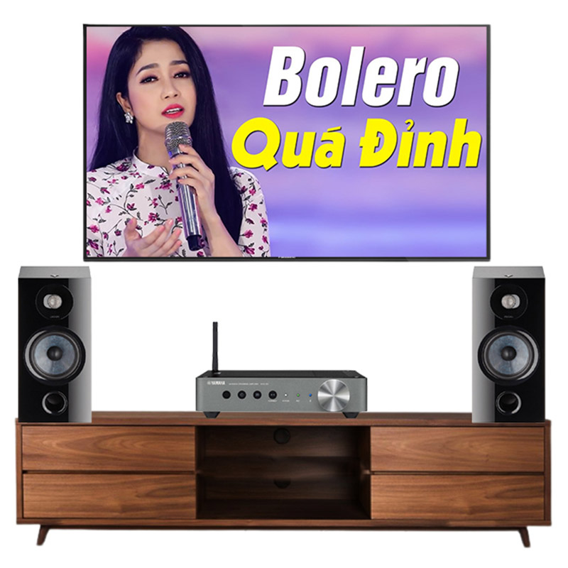 Dàn Âm thanh Nghe Nhạc mini cao cấp Focal HD67 (Yamaha WXA-50 + Focal Chora 806)