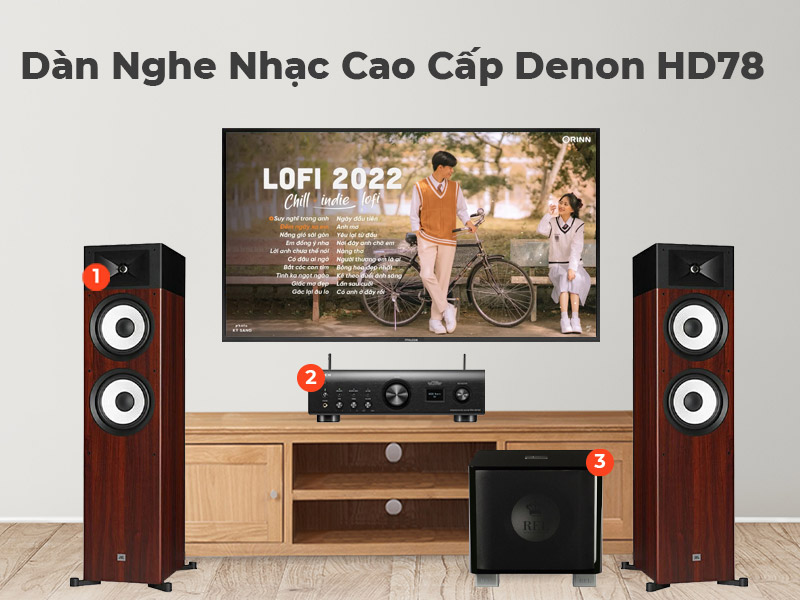 dàn nghe nhạc 2.1 HD78