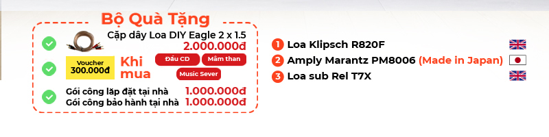 chú thích Dàn nghe nhạc Klipsch 2.1 Stereo HD91