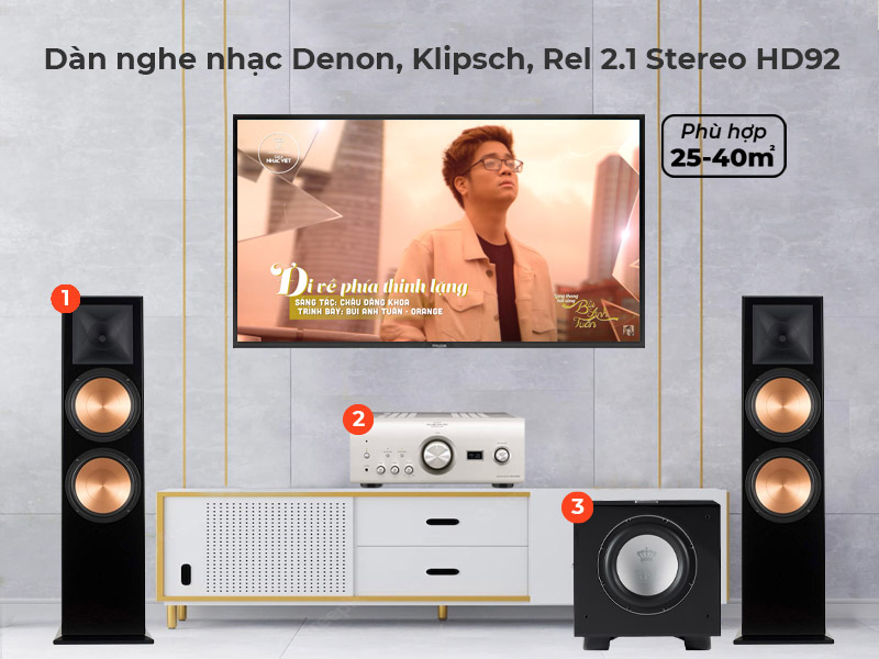 Bộ dàn âm thanh nghe nhạc cao cấp HD92