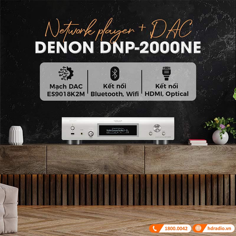 Network Audio Player, DAC, Music Server Denon DNP-2000NE