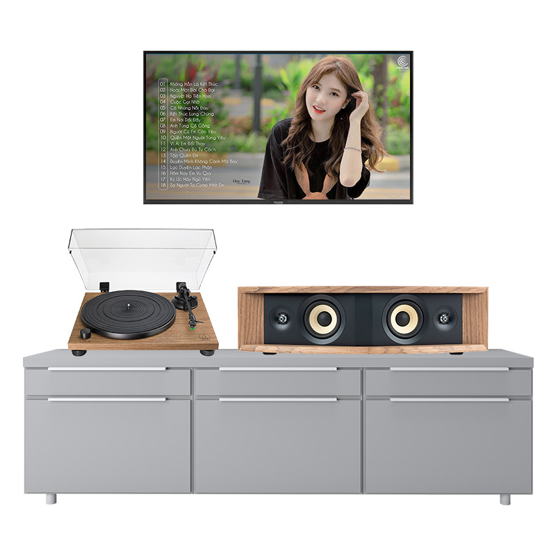Dàn nghe nhạc JBL NH05 (JBL L42ms Music System, Đầu đĩa than Audio Technica AT LPW40WN)